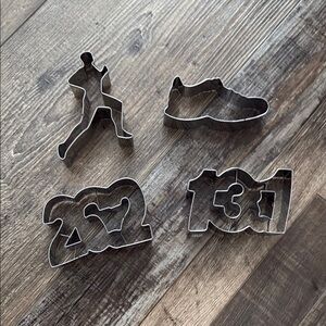 Runner Running Marathon Cookie Cutter Set